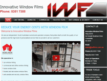 Tablet Screenshot of iwfilms.com.au
